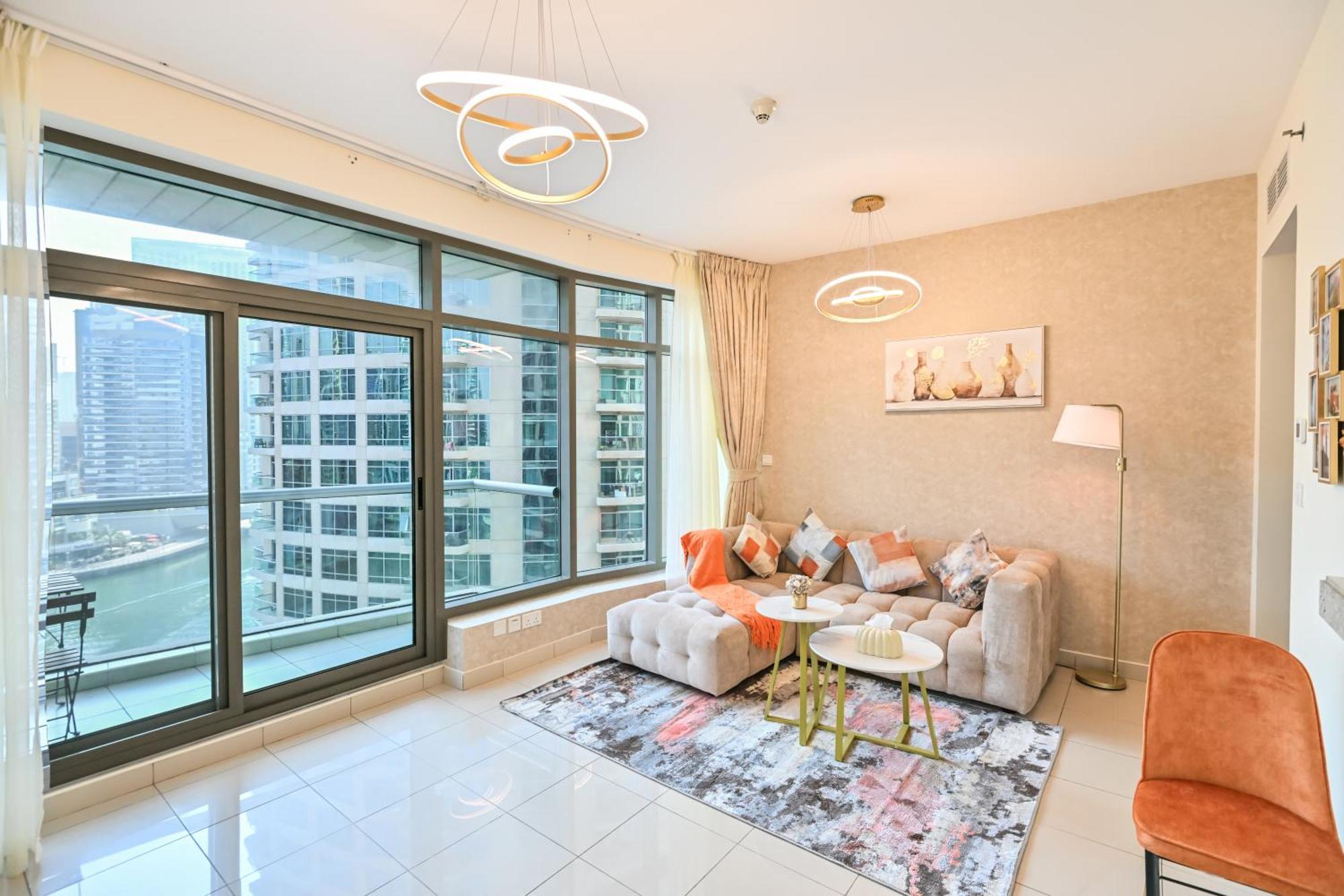 Luxury 1bhk With Marina Views Near Jbr Апартаменты